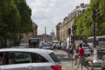 Blick aus dem Boulevard Haussmann in Richtung Triumpfbogen